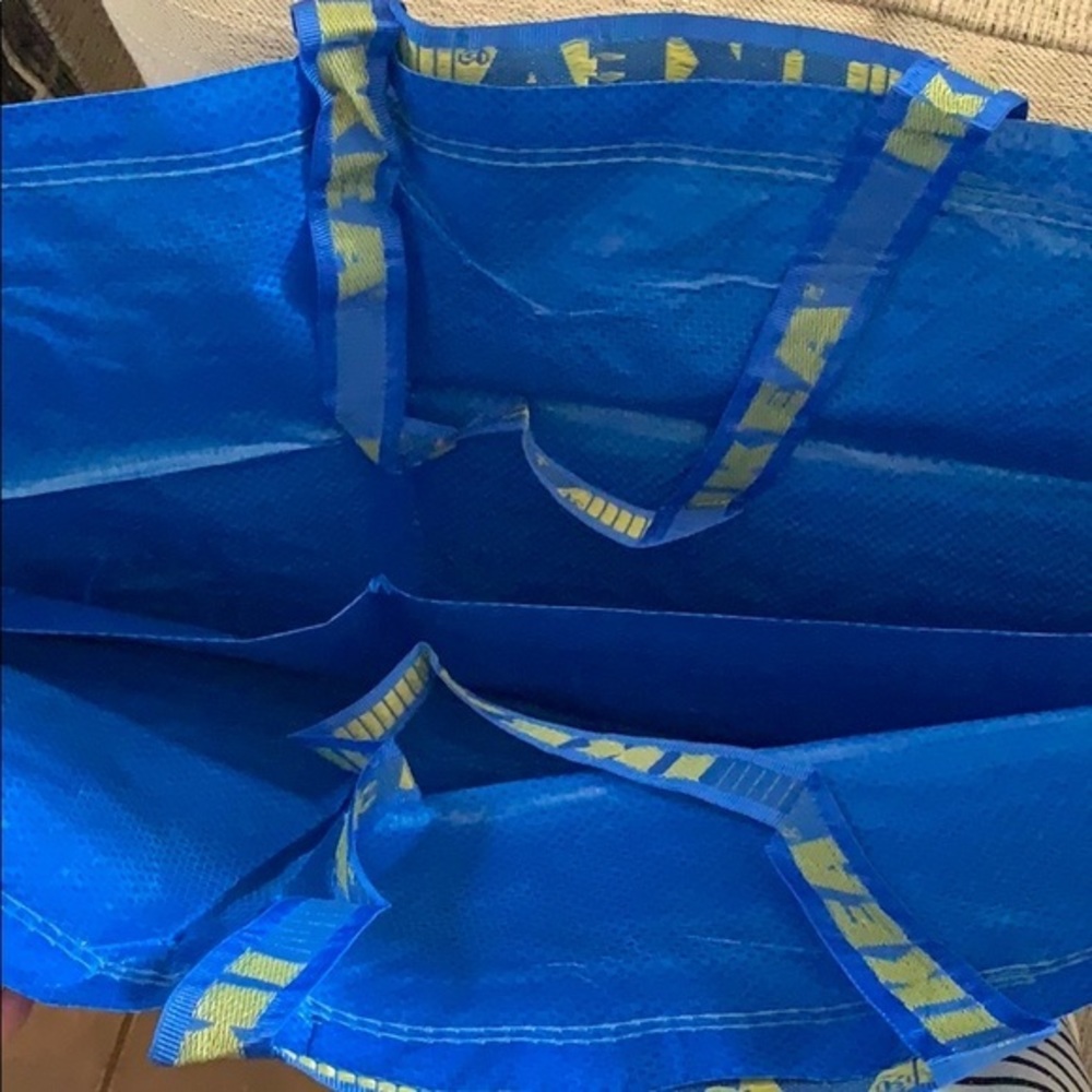 5 Frakta Ikea blue bags storage shopping spring clean holidays xtra sturdy new - Picture 4 of 7